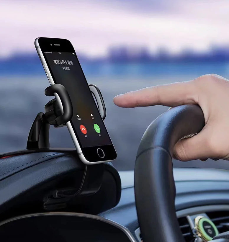 360° Rotating Multi-Functional Car Phone Holder (HUD Direct View & Universal Fit)