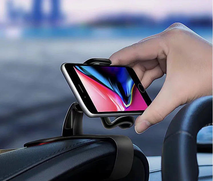 360° Rotating Multi-Functional Car Phone Holder (HUD Direct View & Universal Fit)