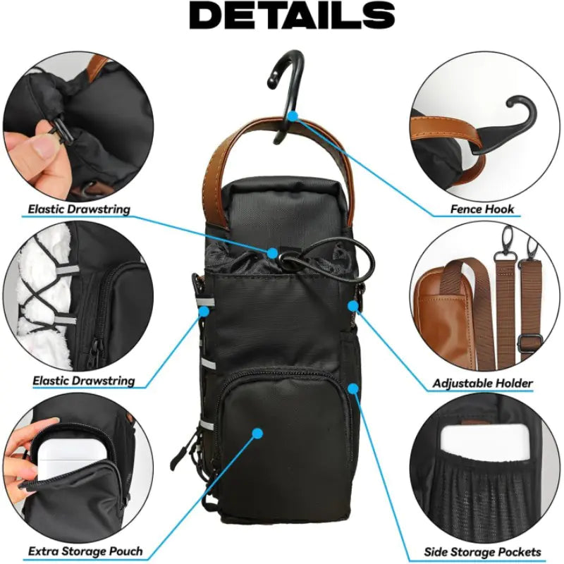 Waterproof Portable Gym Sport Bag with Water Bottle Holder