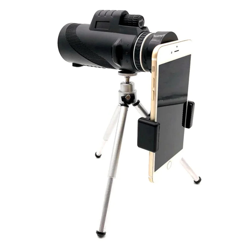 40X HD High-Definition Telescope with Universal Smartphone Mount