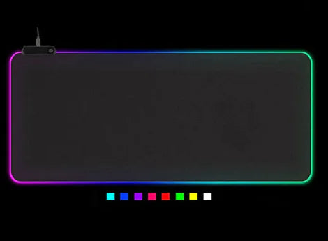 RGB LED Luminous Gaming Mouse Pad – Extended Desk Mat