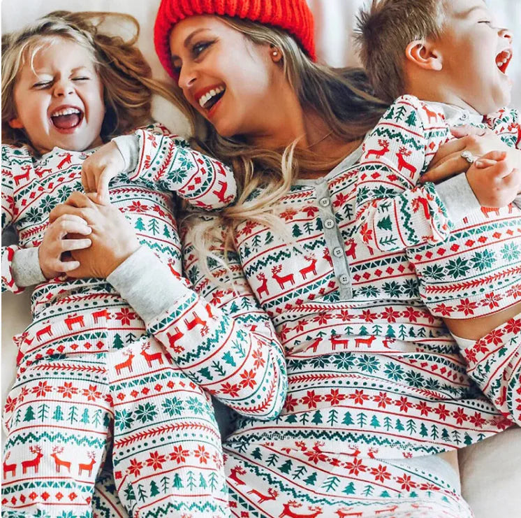 Holiday Family Matching Christmas Outfits – Cozy Unisex Loungewear Set