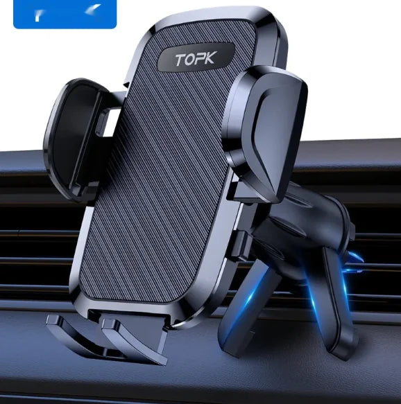 Rotating Air Vent Phone Holder with Hook (Secure Grip & 360° Rotation)
