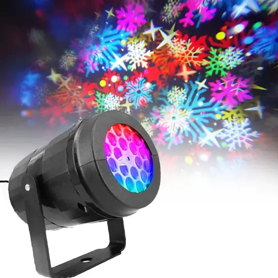 USB Projector Lights – 16 Snowflake Patterns