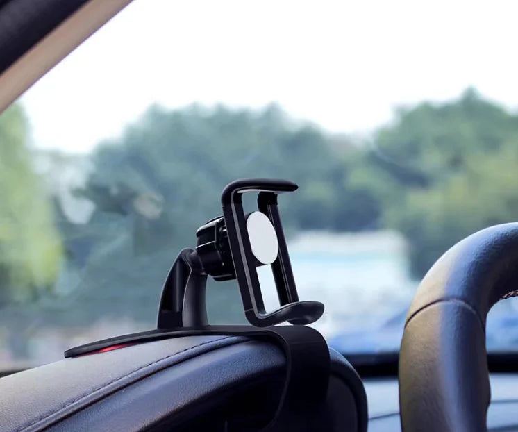360° Rotating Multi-Functional Car Phone Holder (HUD Direct View & Universal Fit)